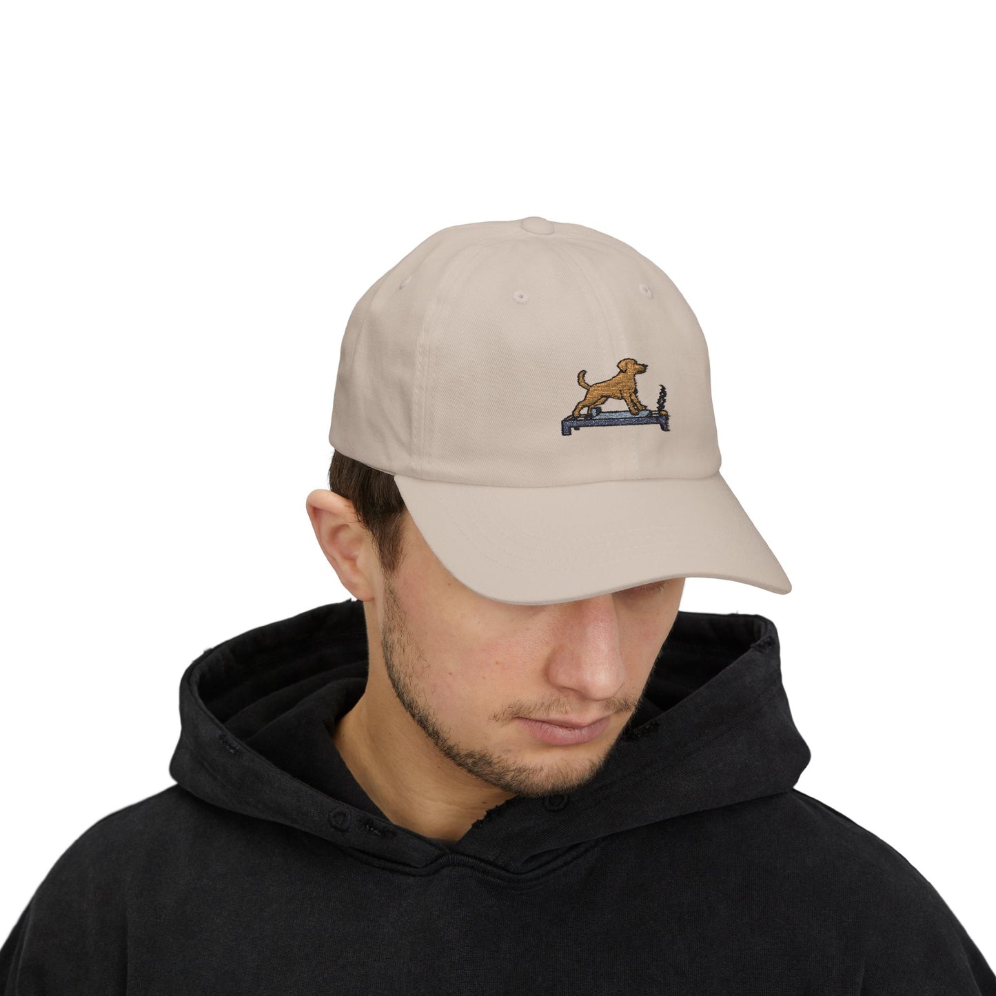 Embroidered Dog  Cap